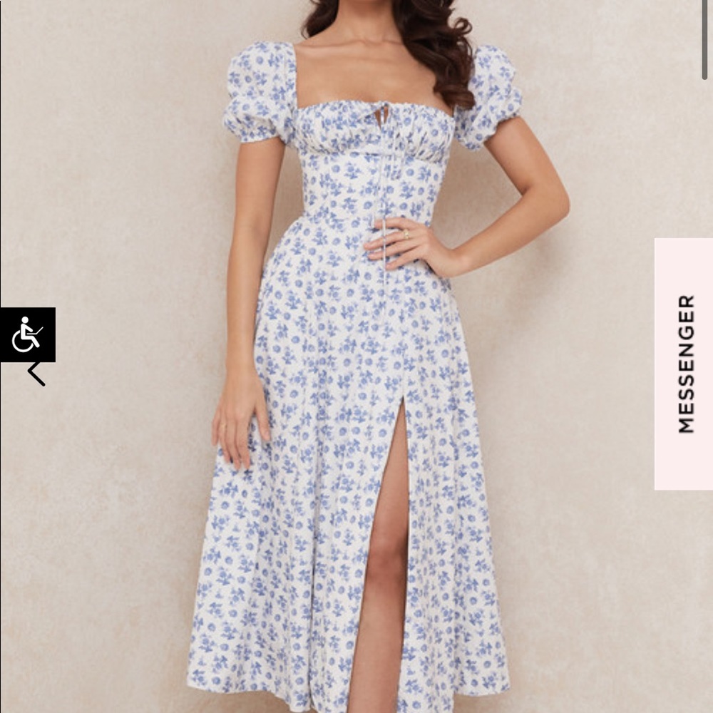 House of CB-Tallulah Dress in Blue